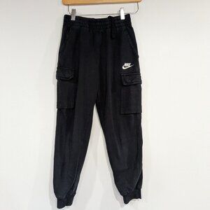 Nike Cargo Sweat Pants Black Size Medium